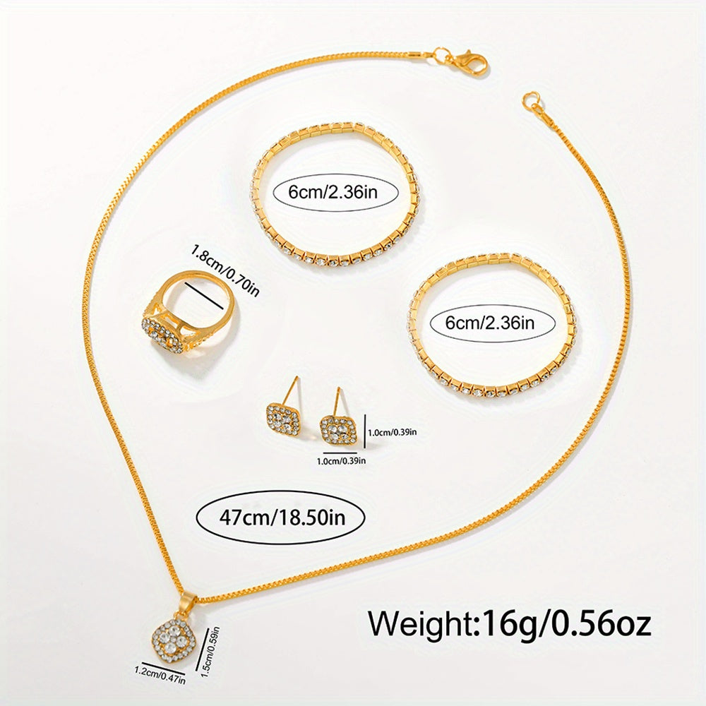 Women'S Fashion Watch & Jewelry set