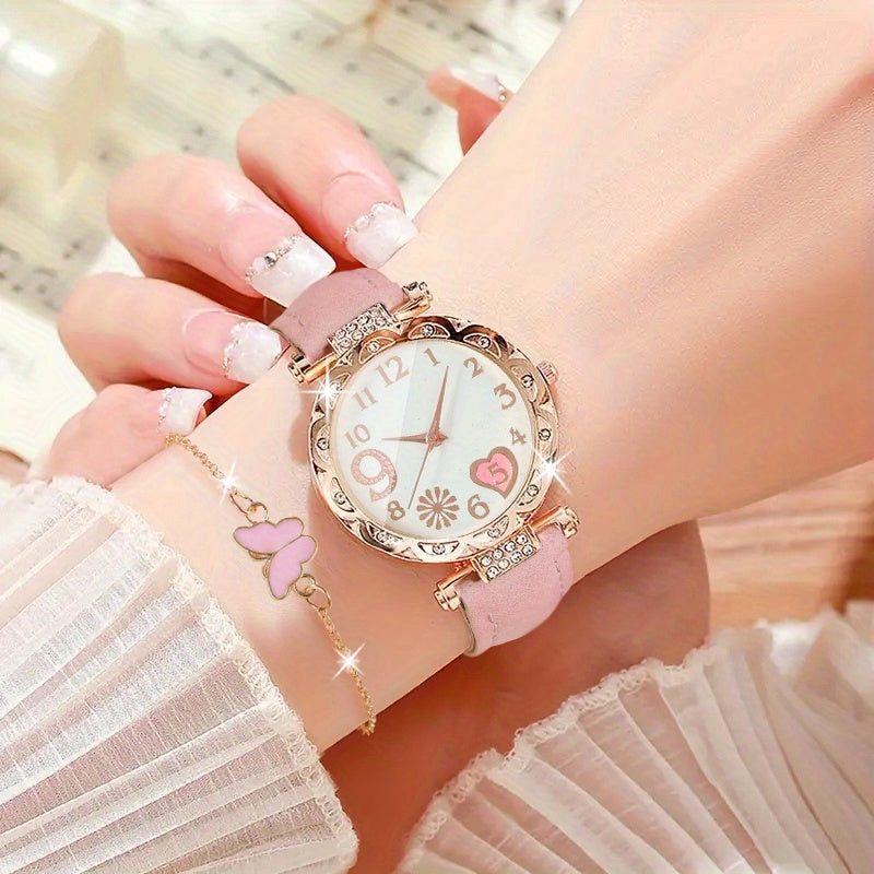 Women's watch and jewelry set