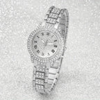 Gorgeous Silvery  Watch+ Jewelry Set