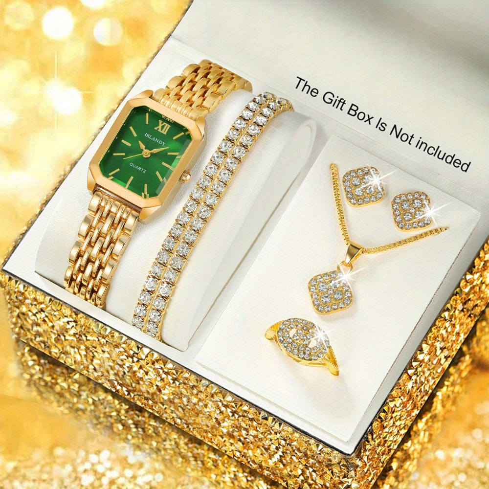 Women'S Fashion Watch & Jewelry set