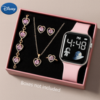 Disney Cute Luxury Watch and Jewelry Set