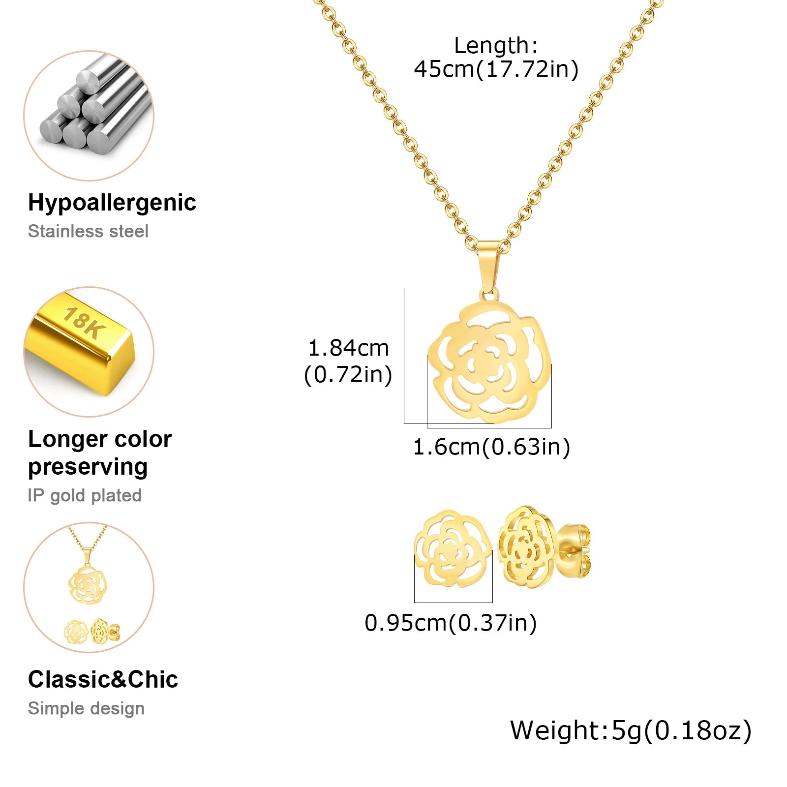 Giulisse Nature-Inspired Jewelry Set