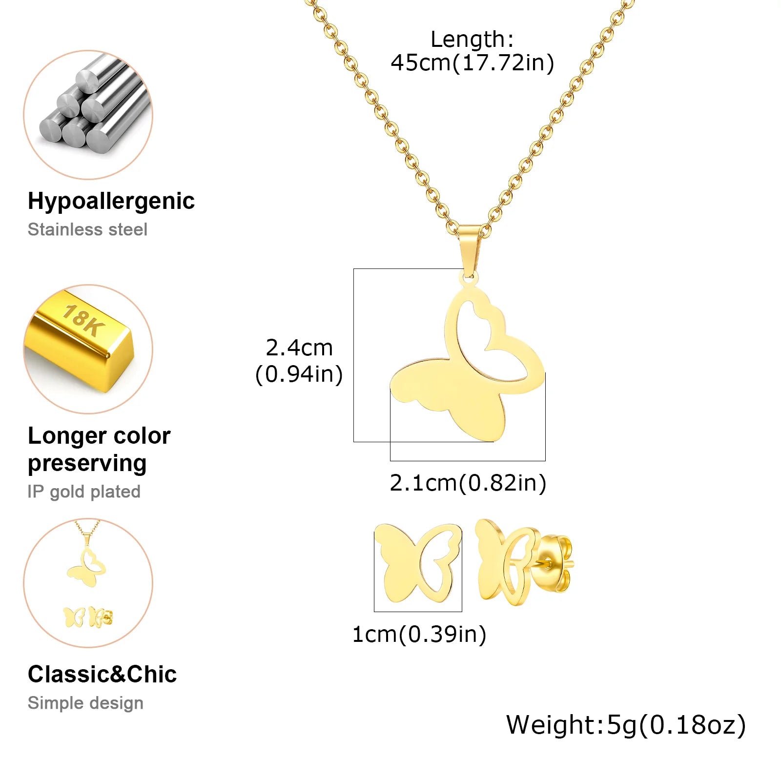 Giulisse Nature-Inspired Jewelry Set