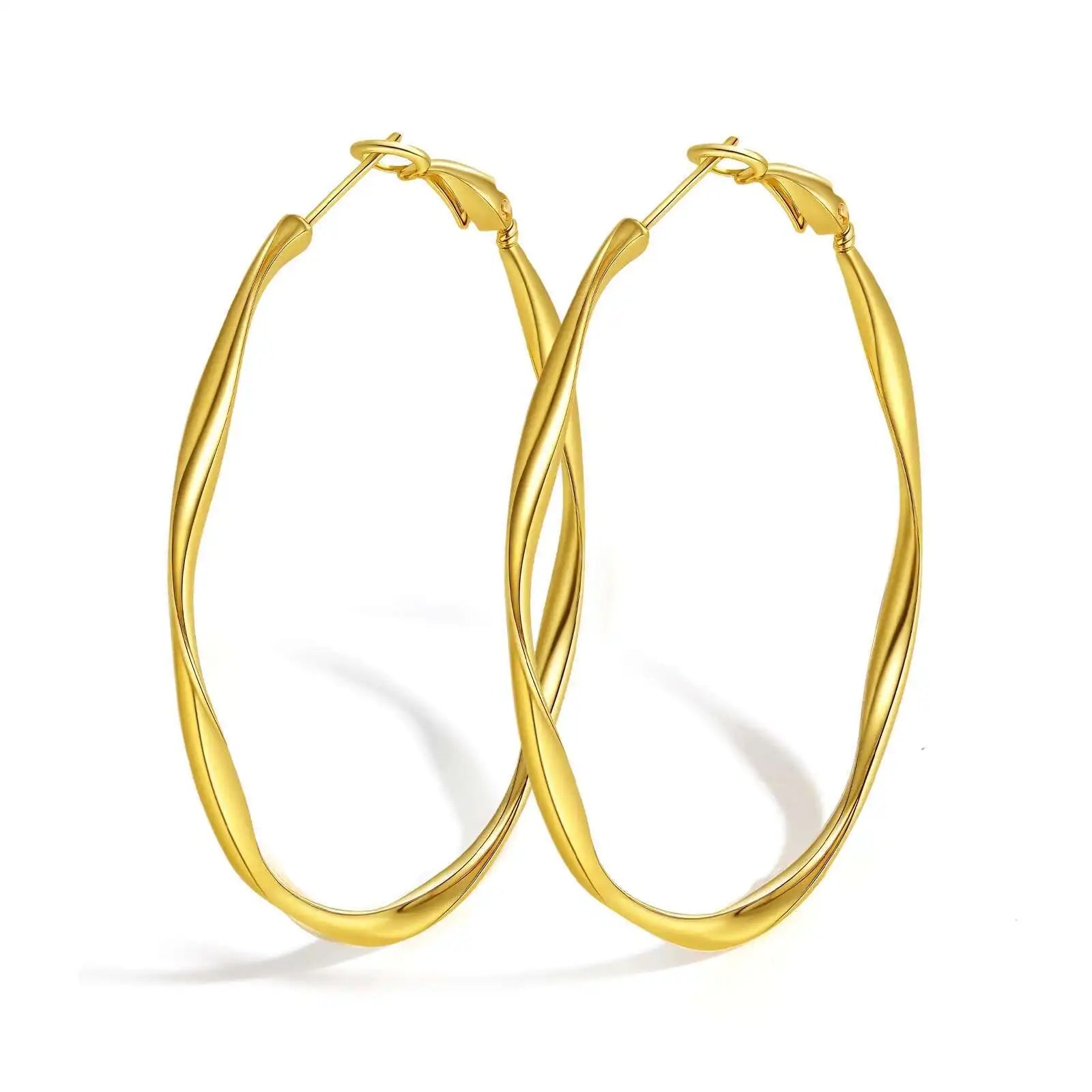 Luxury Gold-Plated Stainless Steel Link Bracelet – Modern Unisex Jewelry Gift