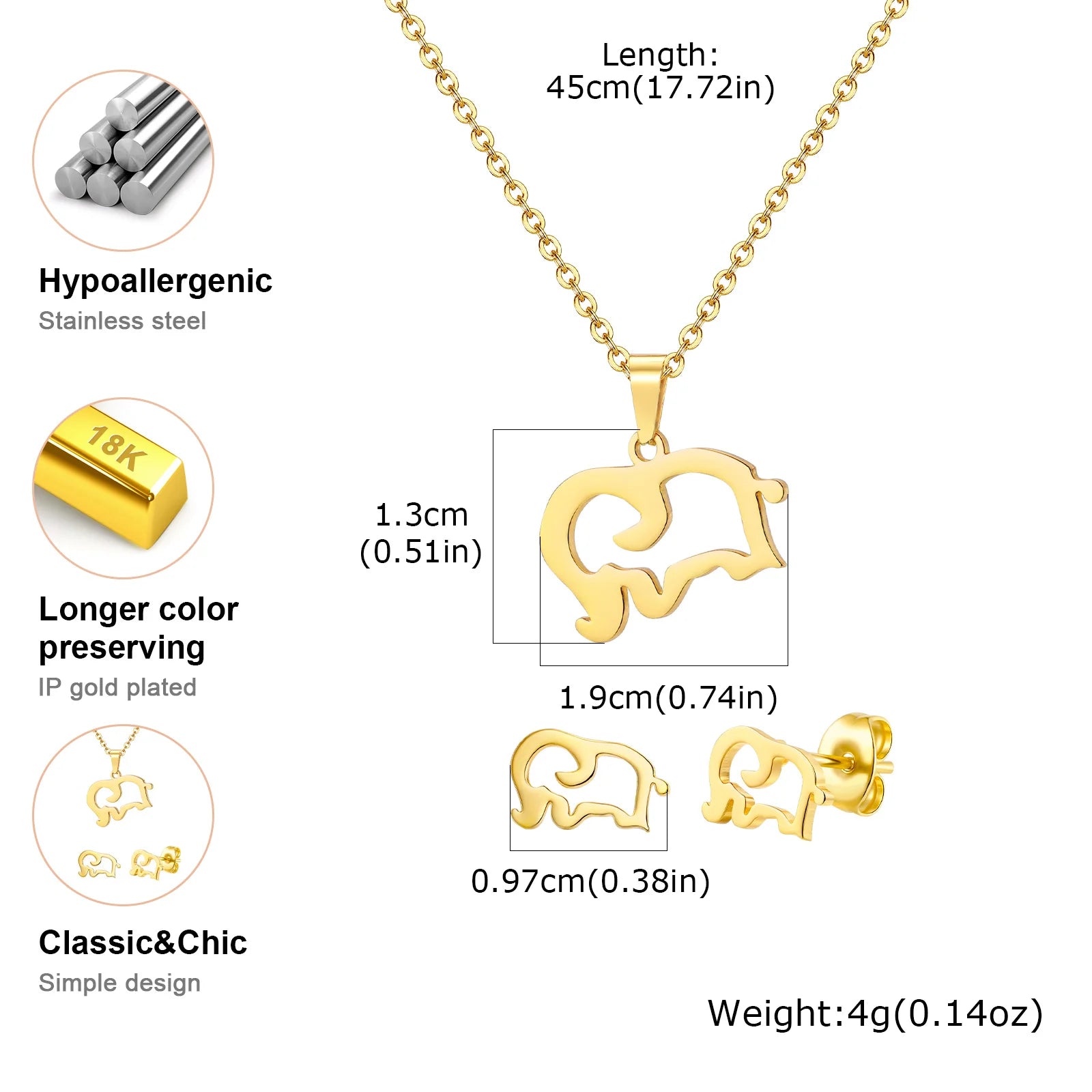 Giulisse Nature-Inspired Jewelry Set