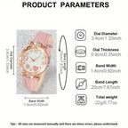 Women's watch and jewelry set