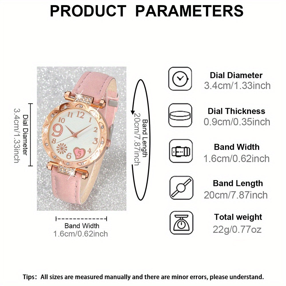 Women's watch and jewelry set