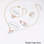 Women's watch and jewelry set