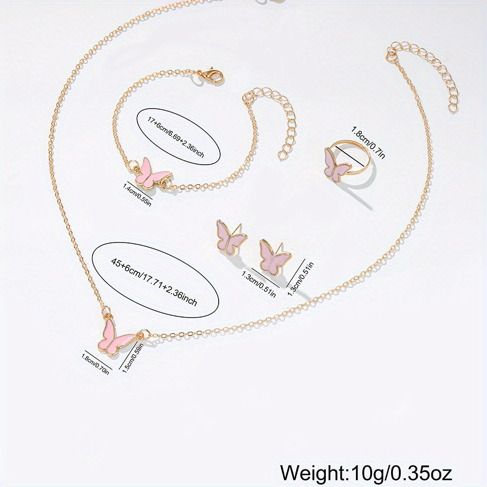 Women's watch and jewelry set