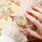 Elegant Business Quartz Watch and Jewelry set